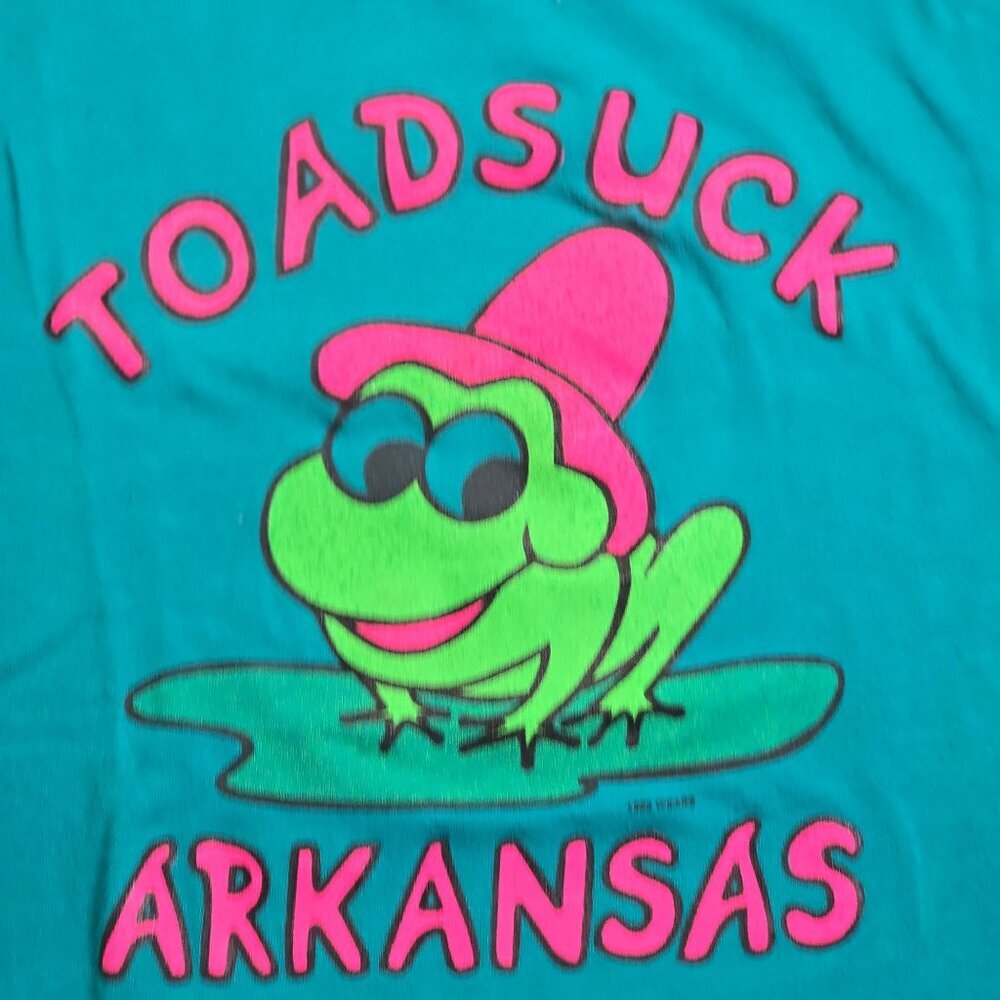 Vintage 1983 Toadsuck, Arkansas Cotton T-shirt, Women's 3XL